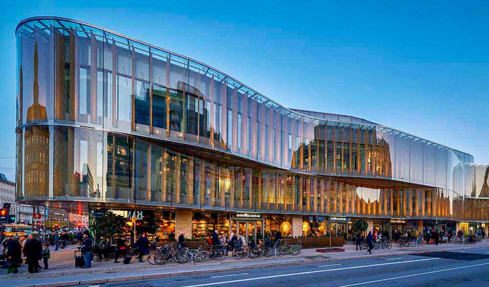 Nørreport Station vinder af Den Danske Lyspris 2016. © Foto: Gottlieb Paludan Architects og Jens Lindhe.